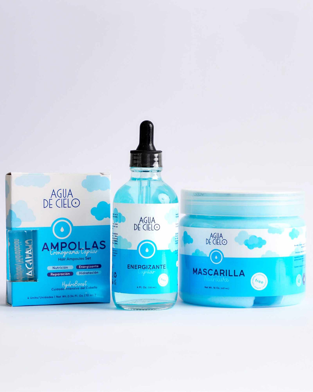 agua de cielo organic hair growth products